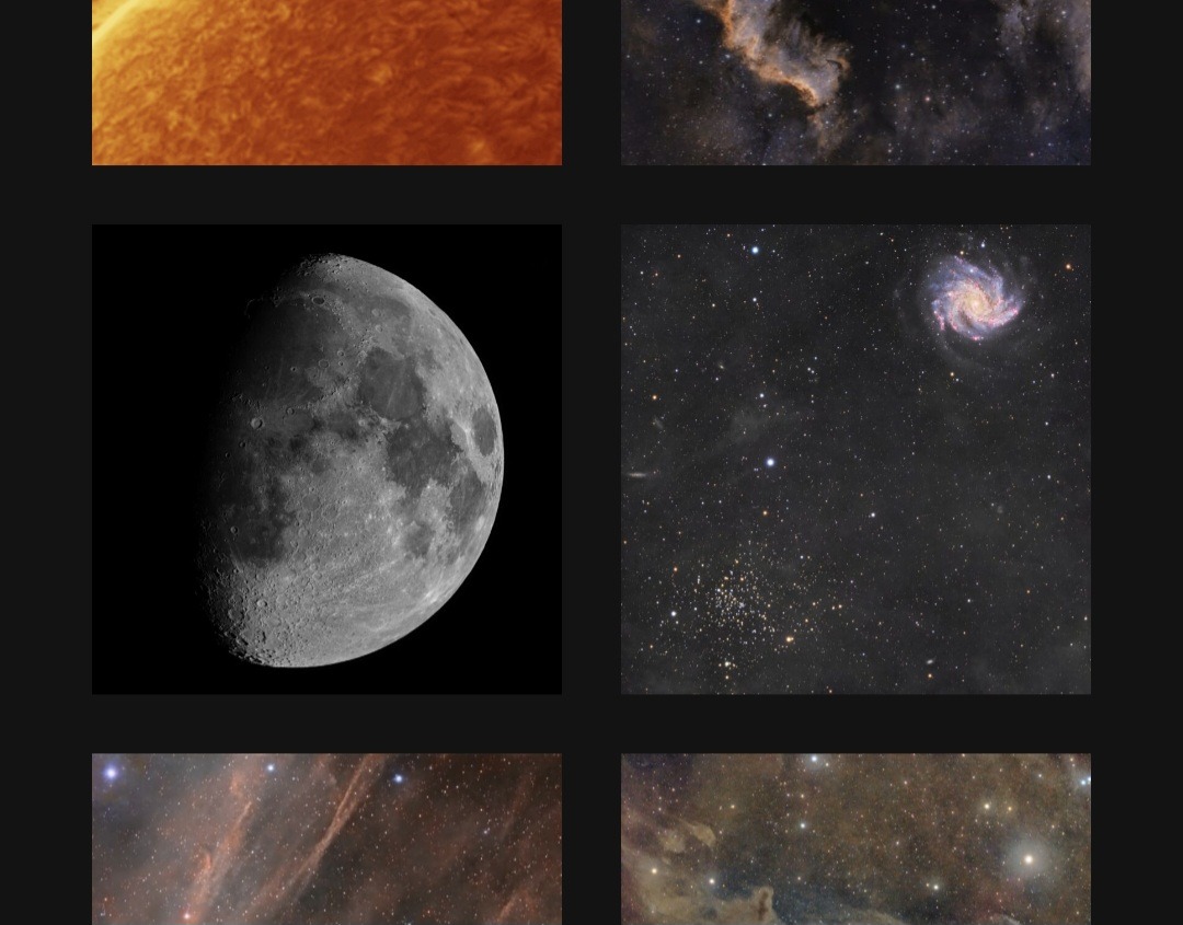 Observations du ciel au télescope